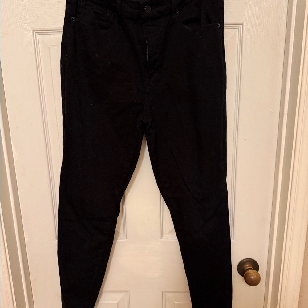Good American Women's Black Skinny Jeans